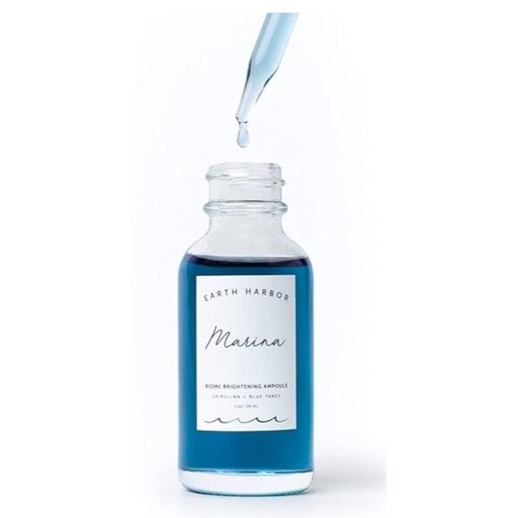 Earth Harbor-MARINA Biome Brightening Ampoule-Brightens & Balances Blue Tansy - Picture 2 of 6